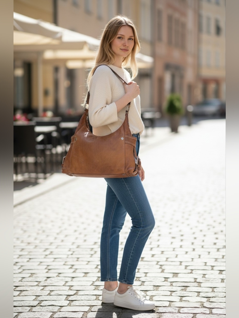 Fossil Vintage Leather Hobo Bag - Picture 2 of 15